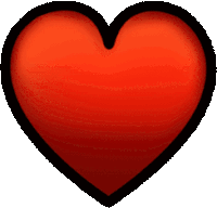 Gif animé coeur rouge
